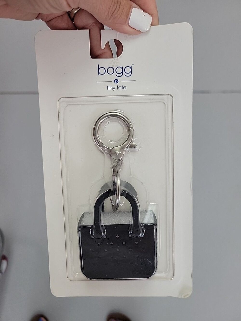 Brand New Bogg Tiny Tote Bag Branded Keychain Black GYM